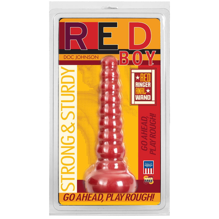 Red Boy - Red Ringer Anal Wand - Red - US Stores