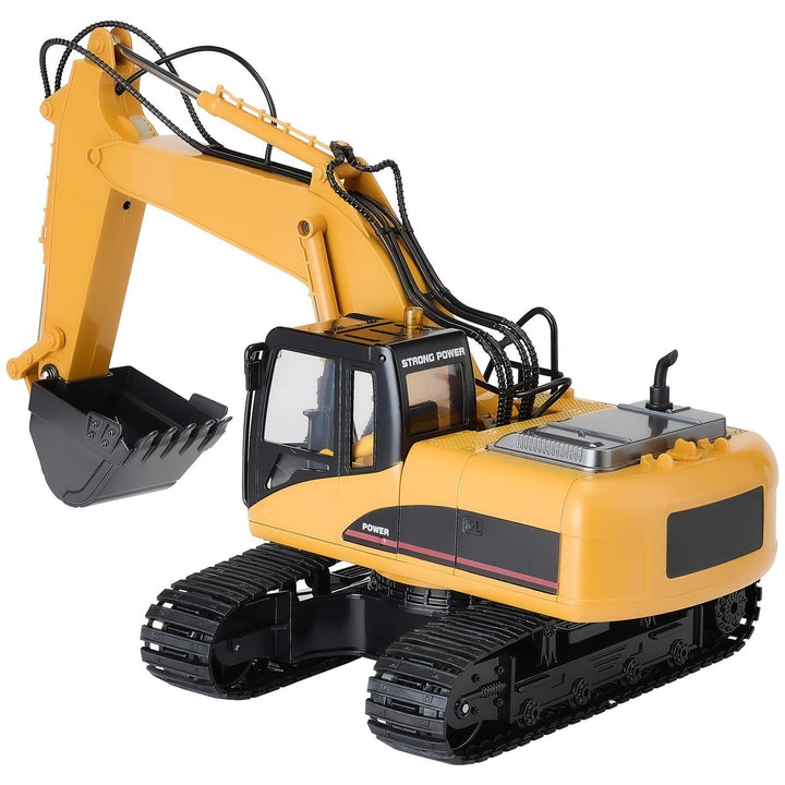 Remote Control Excavator Toy 15 Channel 1:14 Scale RC Excavator Digger for Kids - US Stores