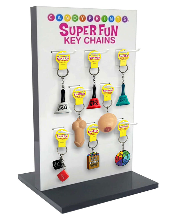 Retail Display Spinner - Super Fun Penis Keychains and Romance Games - US Stores