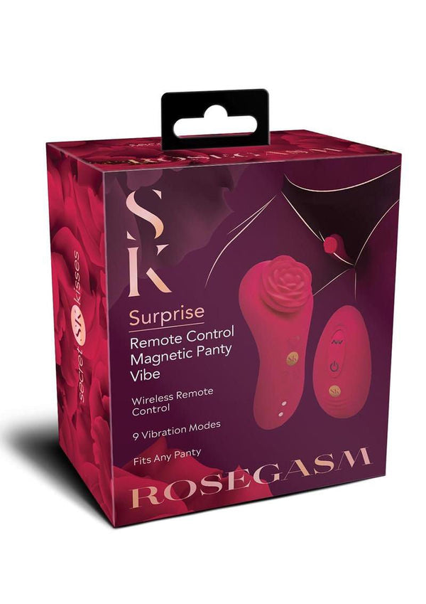 Rosegasm Rose Surprise Panty Vibe - Red - US Stores