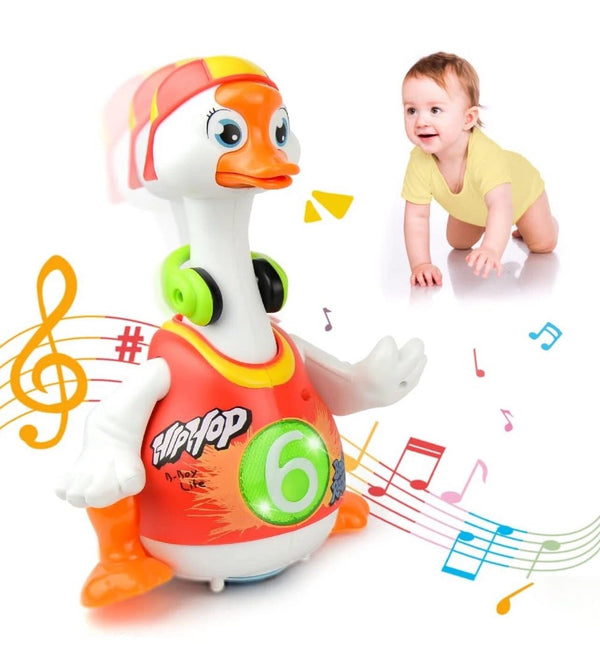 Dancing Hip Hop Goose Development Musical Toy (Red)