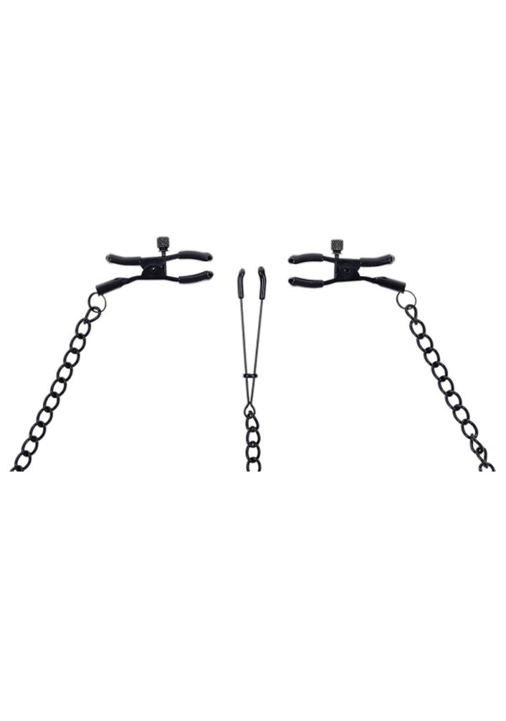 Saffron Nipple to Clit Set - Black - US Stores