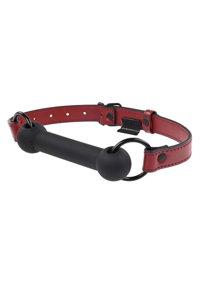 Saffron Silicone Bit Gag - Black/red - US Stores
