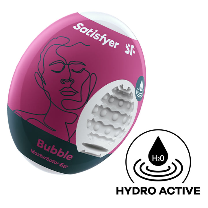 Satisfyer Masturbator Egg - Bubble - Violet - US Stores