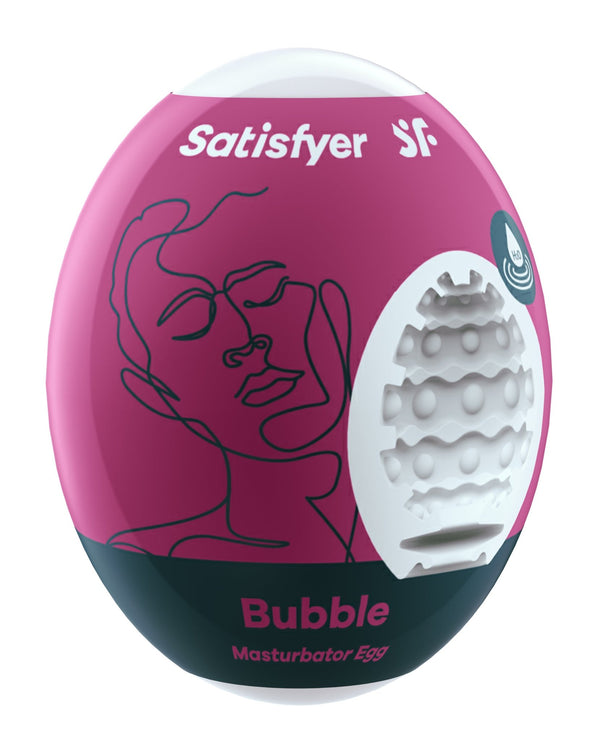 Satisfyer Masturbator Egg - Bubble - Violet - US Stores