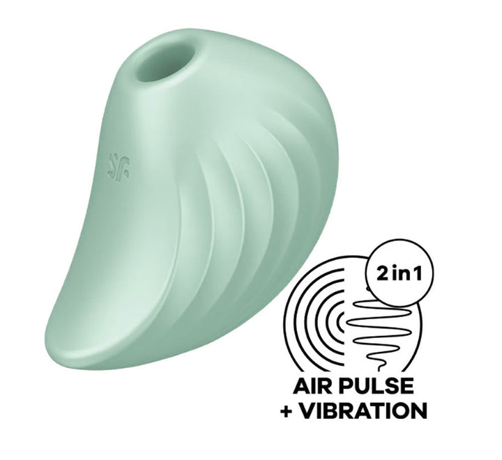 Satisfyer Pear Diver - Air Pulse Stimulator Plus Vibration - Mint - US Stores