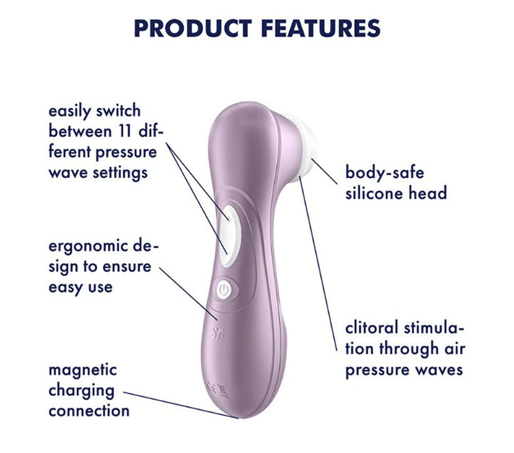 Satisfyer Pro 2 - Air Pulse Stimulator - Violet - US Stores
