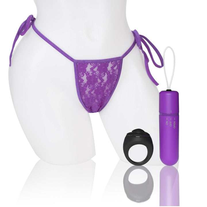 Screaming O 4t - Vibrating Panty Set With Remote Control Ring - Grape - US Stores
