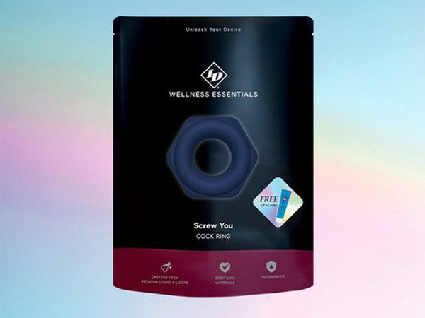 Screw You Cock Ring - Blue - US Stores