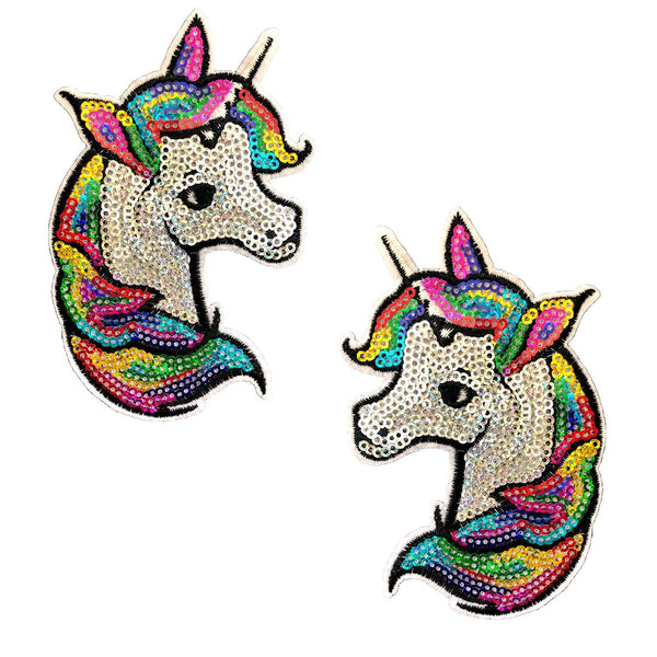 Sequin Sparkle Unicorn Nipztix Pasties - US Stores