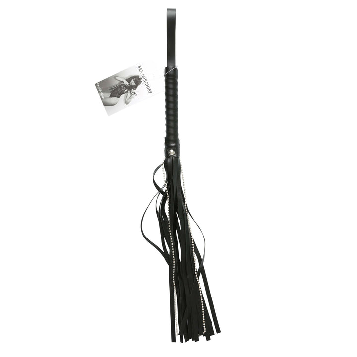 Sex and Mischief Crystal Whip - Black - US Stores