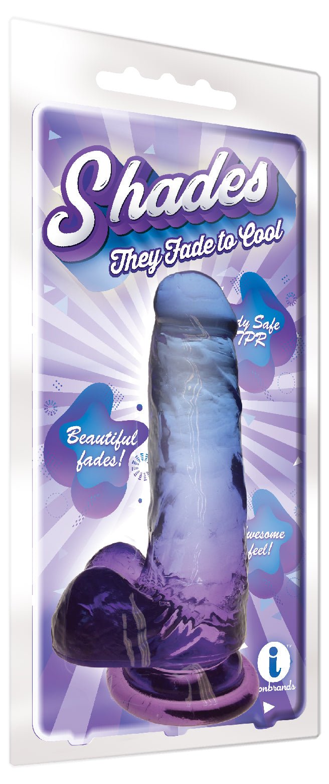 Shades - 7 Inch Gradient Dong - Blue and Violet - US Stores