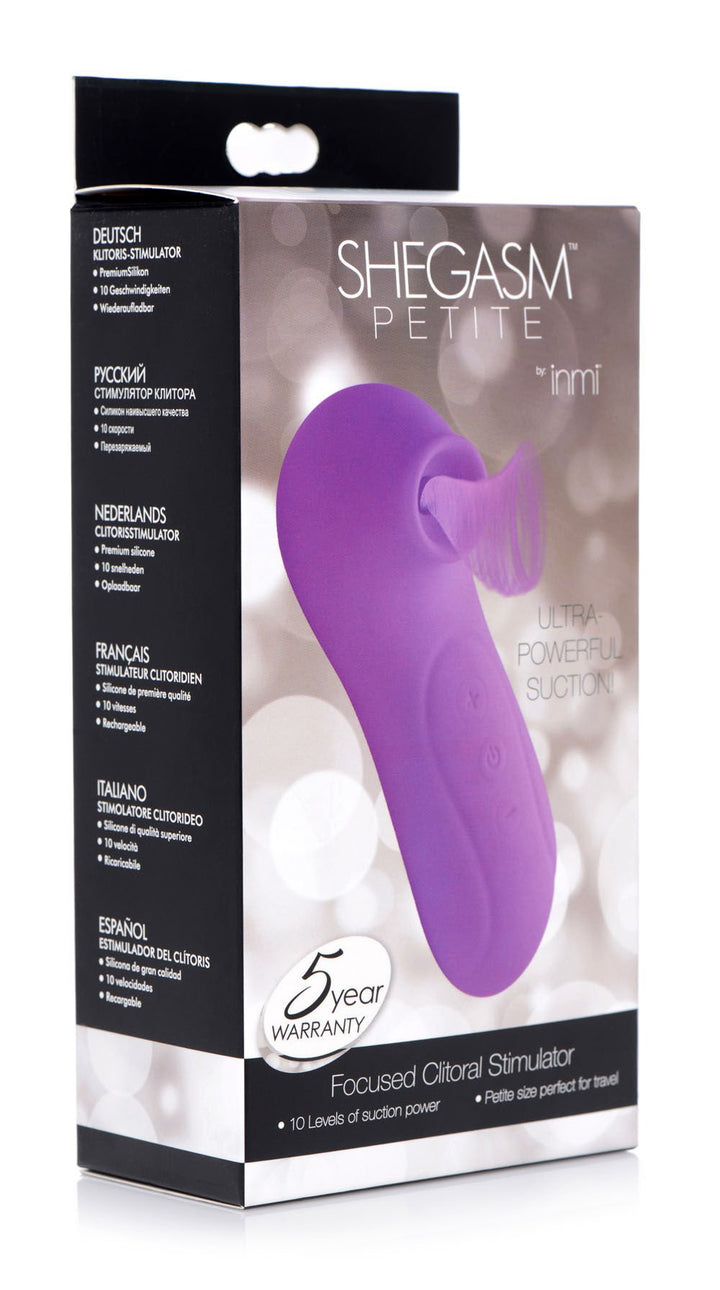 Shegasm Petite Focused Clitoral Stimulator - Purple - US Stores