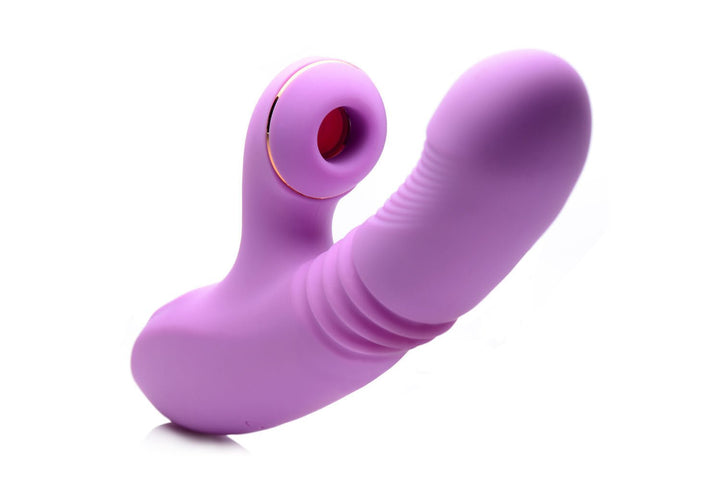 Shegasm Thrusting Suction Rabbit - Purple - US Stores