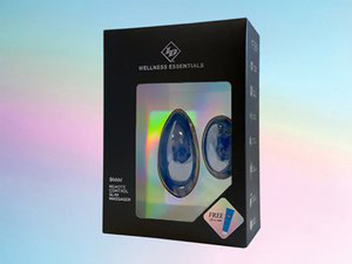 Shhh! Remote Control Slim Massager - Blue - US Stores