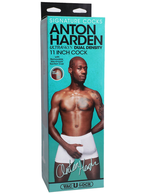 Signature Cocks - Anton Harden - 11 Inch Ultraskyn Cock With Removable Vac - U - Lock Suction Cup - US Stores