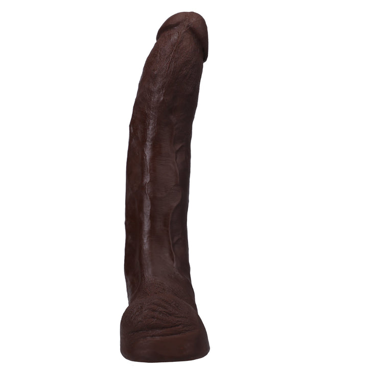 Signature Cocks - Dredd - 13.5 Inch Ultraskyn Cock With Removable Vac - U - Lock Suction Cup - Chocolate - US Stores