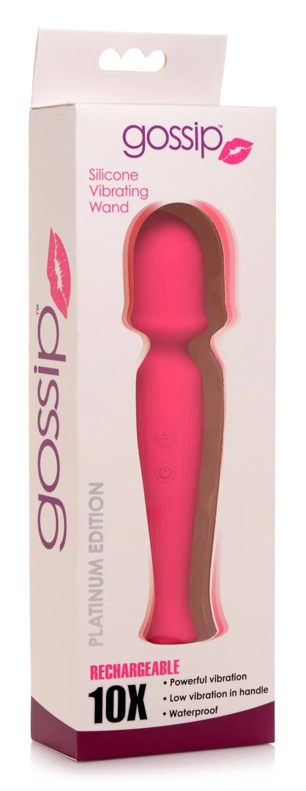 Silicone Wand Massager - Magenta - US Stores