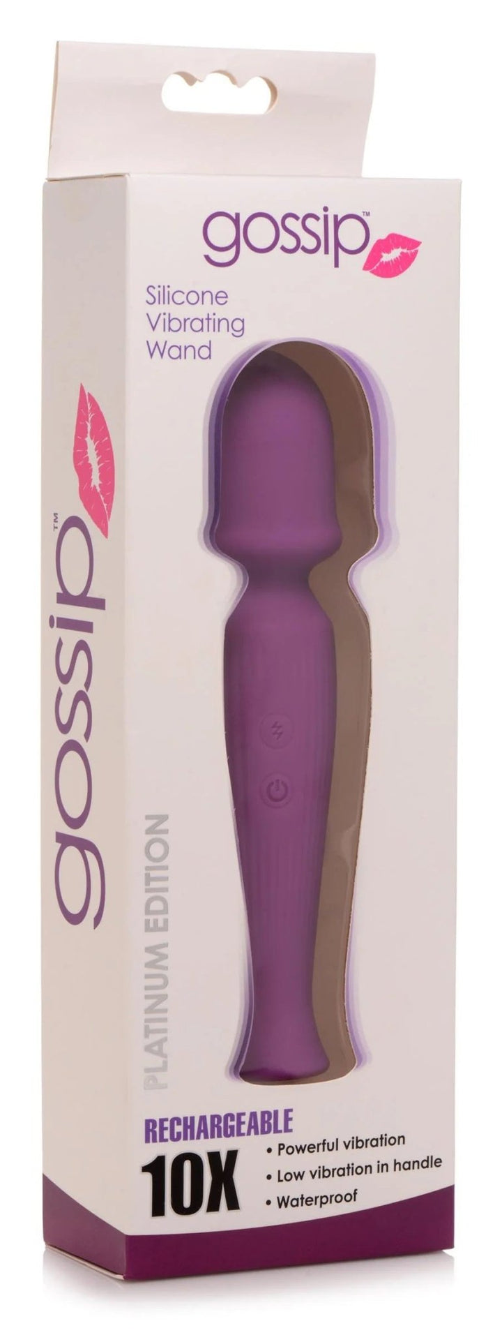 Silicone Wand Massager - Violet - US Stores