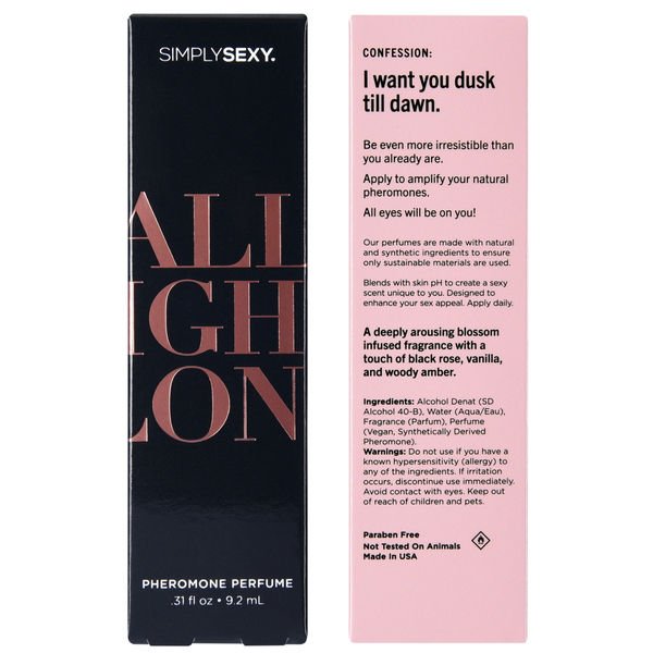 Simply Sexy All Night Long - Pheromone Perfume Oil Roll on - .34oz | 10.2ml - US Stores