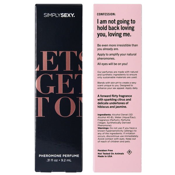 Simply Sexy Lets Get It on - Pheromone Perfume - .31oz | 9.2ml - US Stores