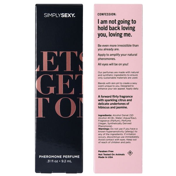 Simply Sexy Lets Get It on - Pheromone Perfume Oil Roll on - .34oz | 10.2ml - US Stores