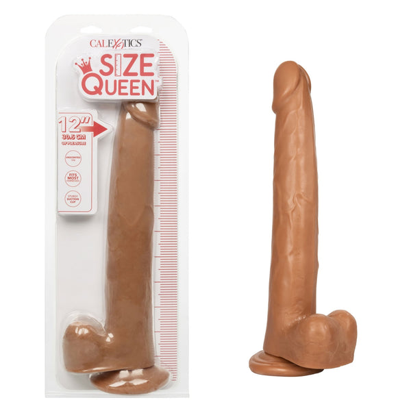 Size Queen 12 inch/30.5 Cm - Brown - US Stores