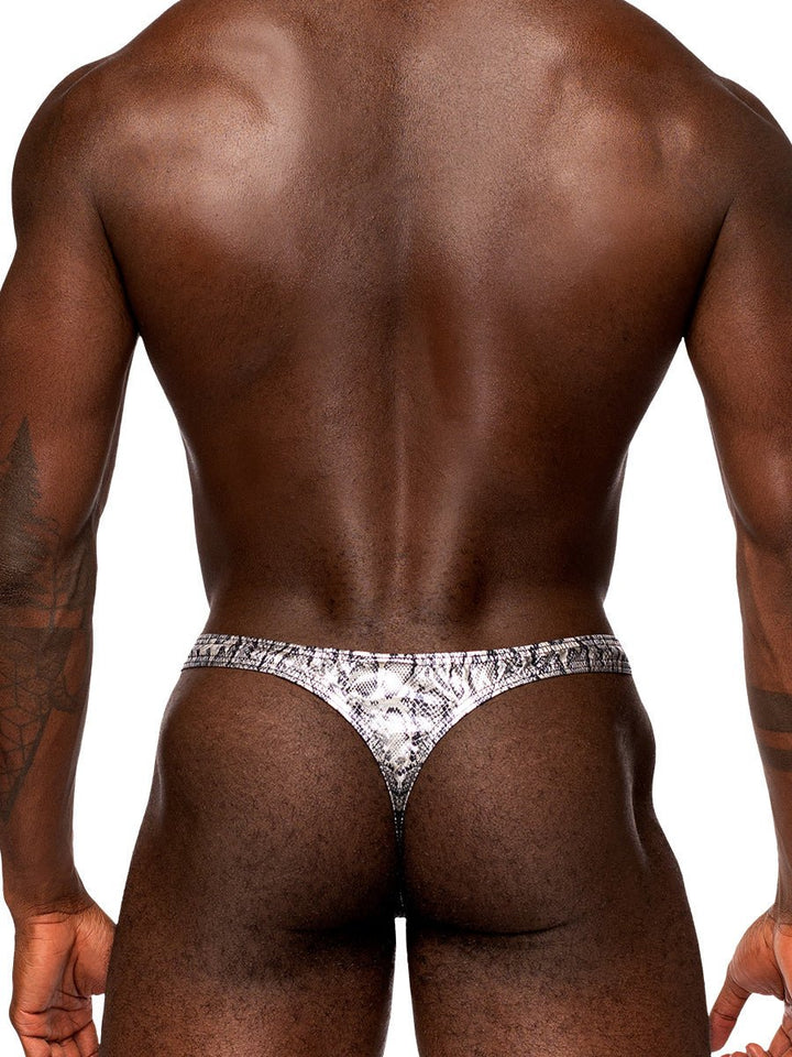 Snaked - Criss Cross Thong - Large/x - Large - Silver/black - US Stores