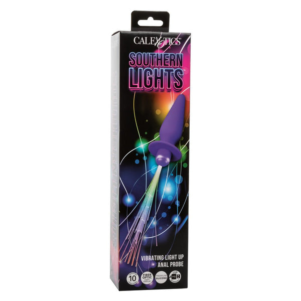 Southern Lights - Vibrating Light Up Anal Probe - Purple - US Stores