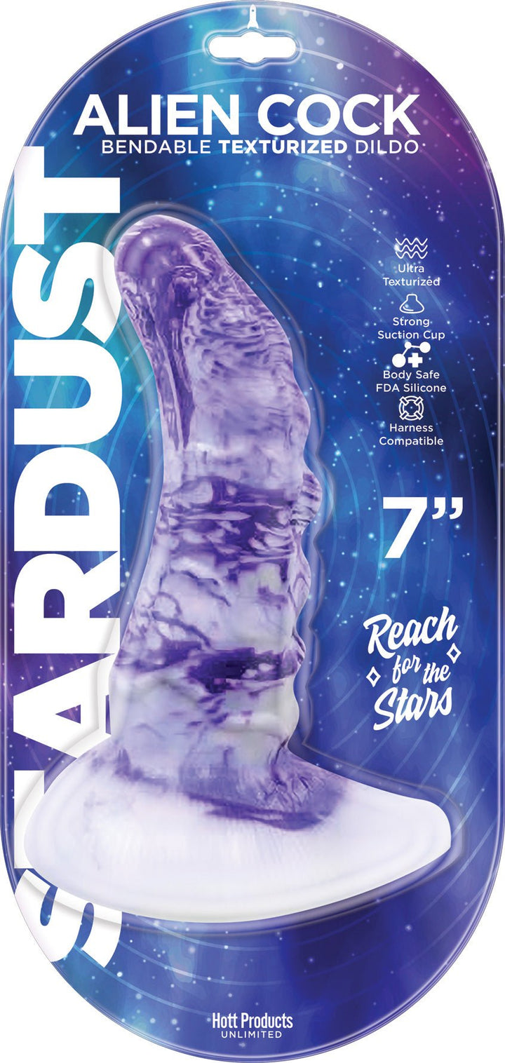 Stardust - Alien Cock - Bendable Texturized Dildo Texturized Dildo - 7 Inch - US Stores