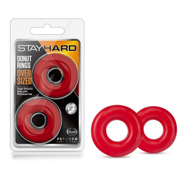 Stay Hard - Donut Rings Oversized - Red - US Stores