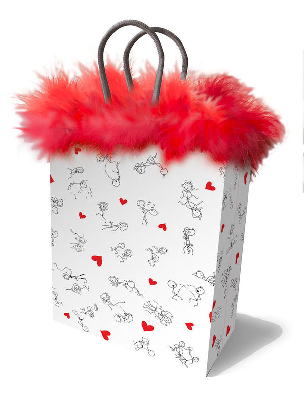 Stick Figures Gift Bag - Red - US Stores