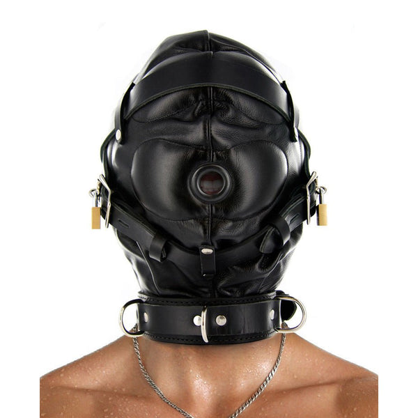 Strict Leather Sensory Deprivation Hood - ML - US Stores