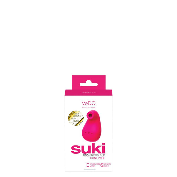 Suki Rechargeable Sonic Vibe - Foxy Pink - US Stores