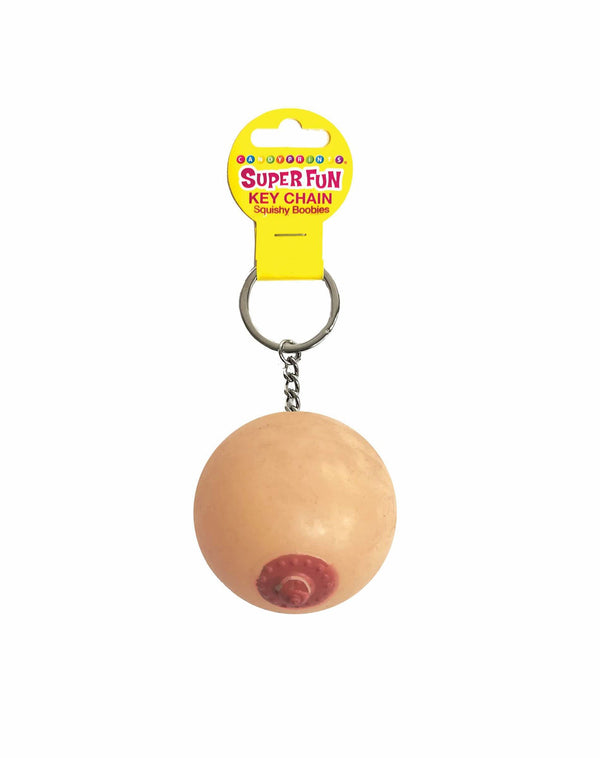 Super Fun Key Chain, Squishy Boob - Sold in 6pk - US Stores