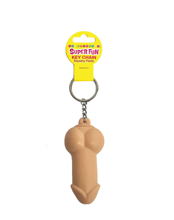 Super Fun Key Chain, Squishy Penis - Sold in 6pk - US Stores