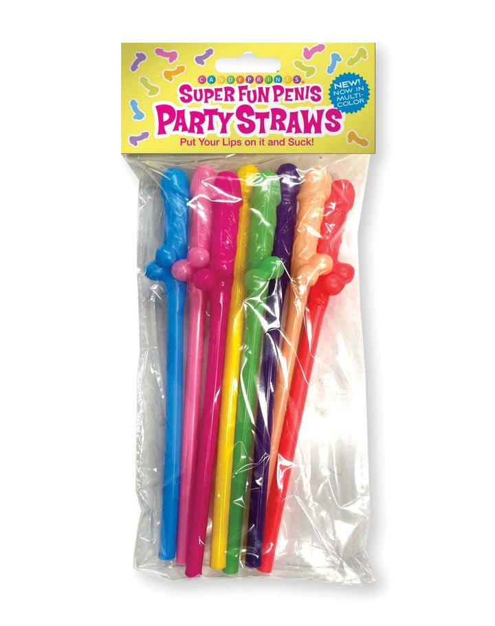 Super Fun Penis Straws - Multicolor - US Stores