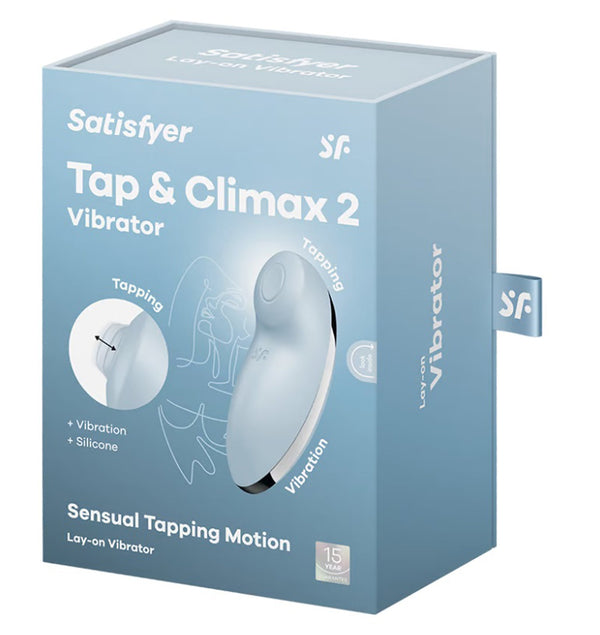 Tap and Climax 2 Vibrator - Blue - US Stores