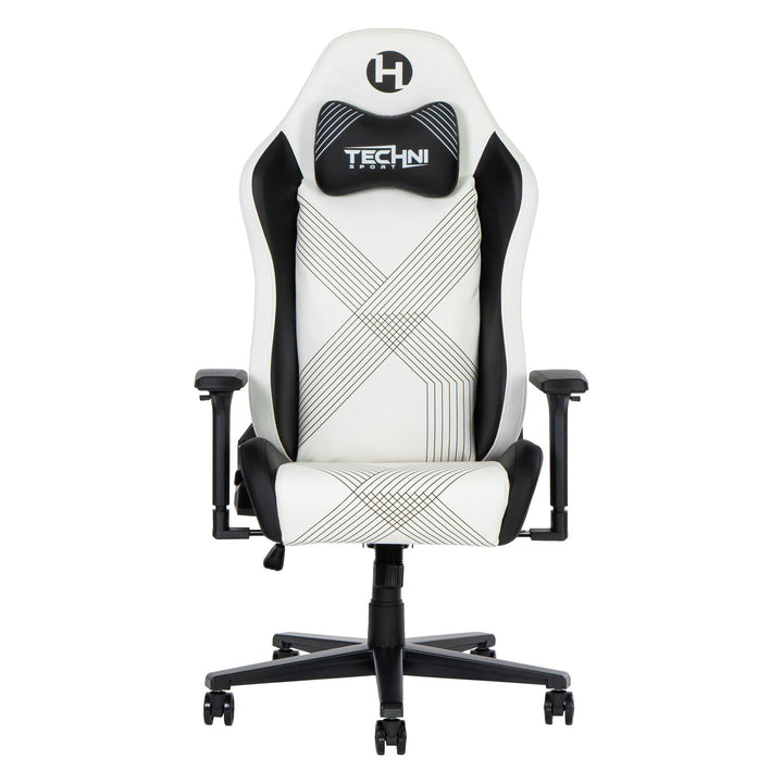 Techni Sport RTA - TS68C - WHT Comfort Edge White Gaming Chair - US Stores