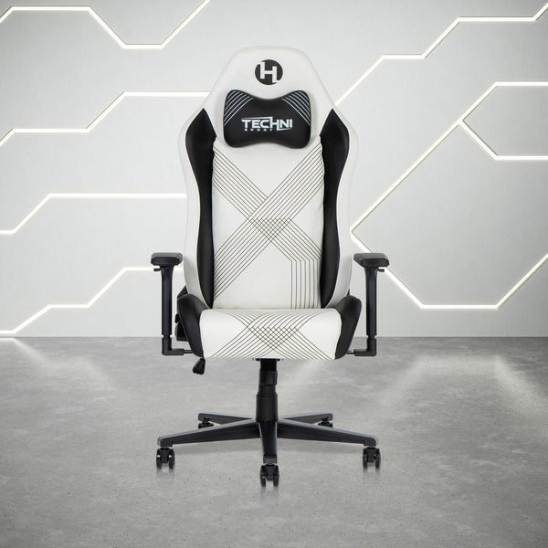 Techni Sport RTA - TS68C - WHT Comfort Edge White Gaming Chair - US Stores