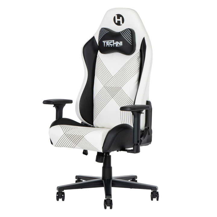 Techni Sport RTA - TS68C - WHT Comfort Edge White Gaming Chair - US Stores