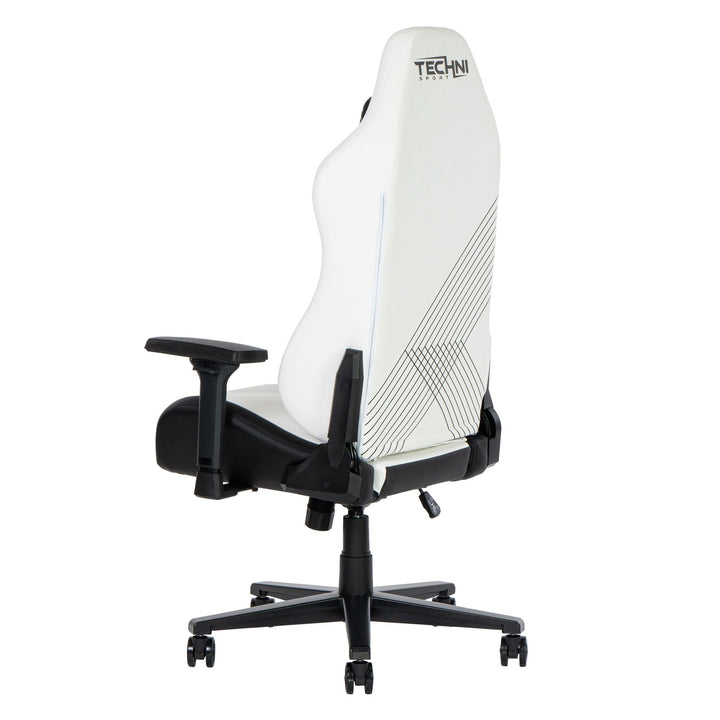 Techni Sport RTA - TS68C - WHT Comfort Edge White Gaming Chair - US Stores