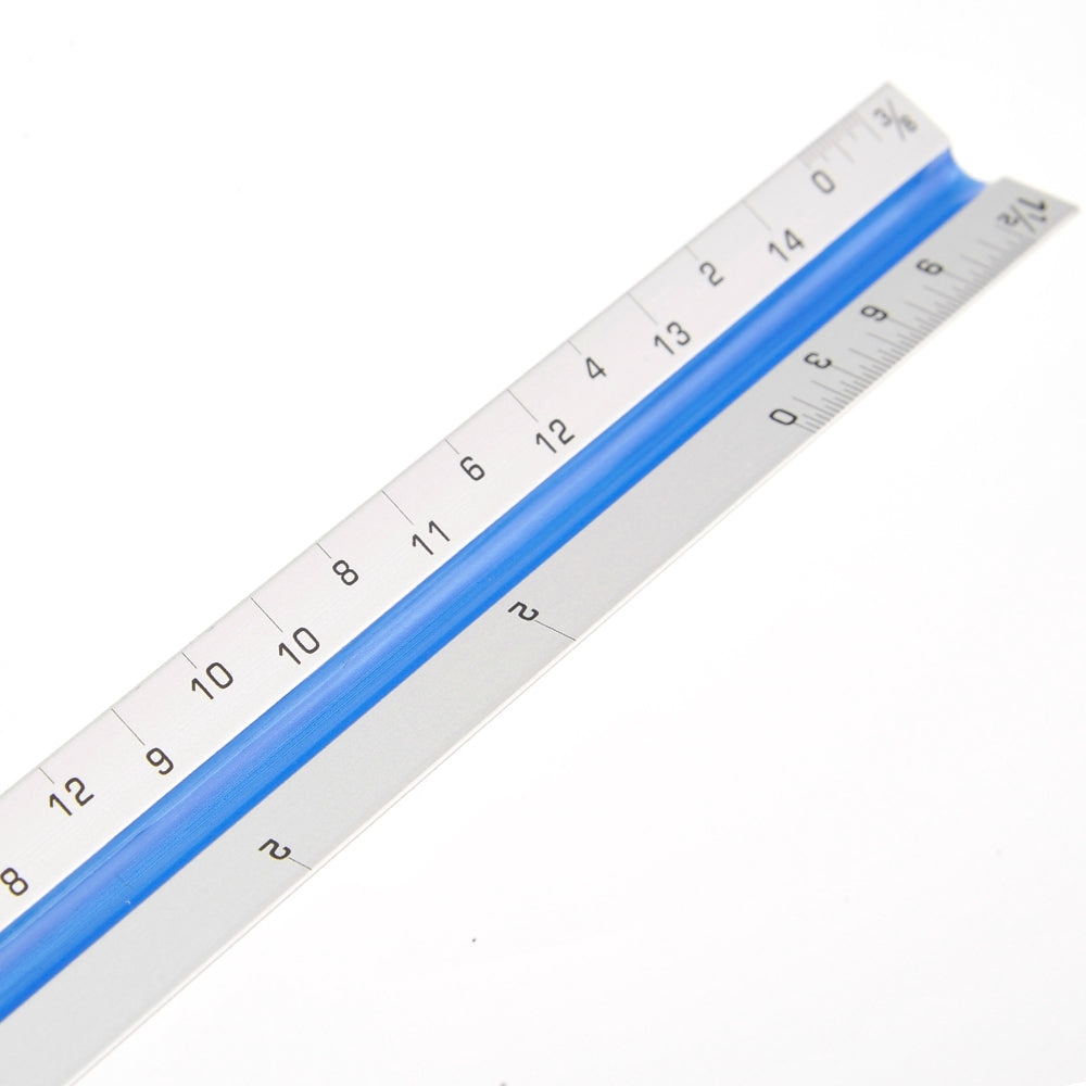 Technical drawing scale ruler for drafting and design projects