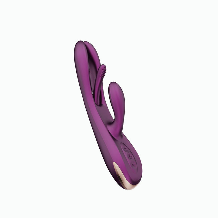 Terri - App Controlled Tapping Rabbit Vibrator - Purple - US Stores