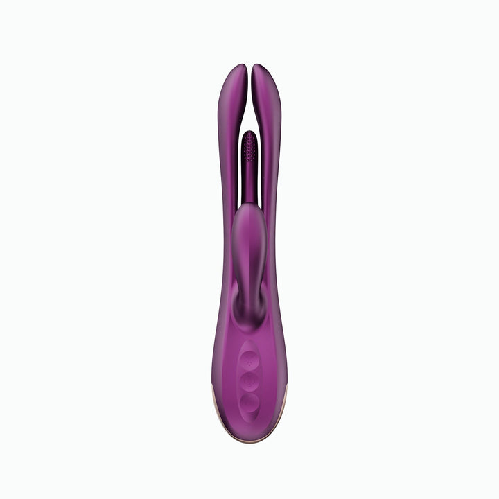 Terri - App Controlled Tapping Rabbit Vibrator - Purple - US Stores