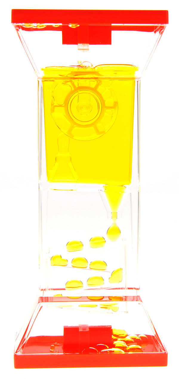 Liquid Motion Bubbler With One Wheel (Yellow)