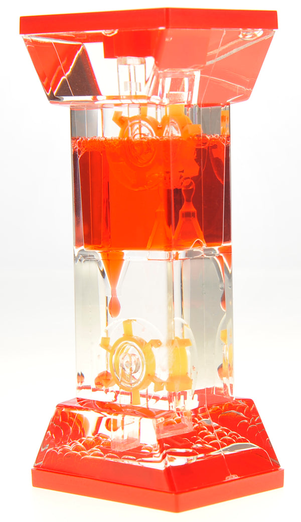 Liquid Motion Bubbler With Two Wheels (Red)