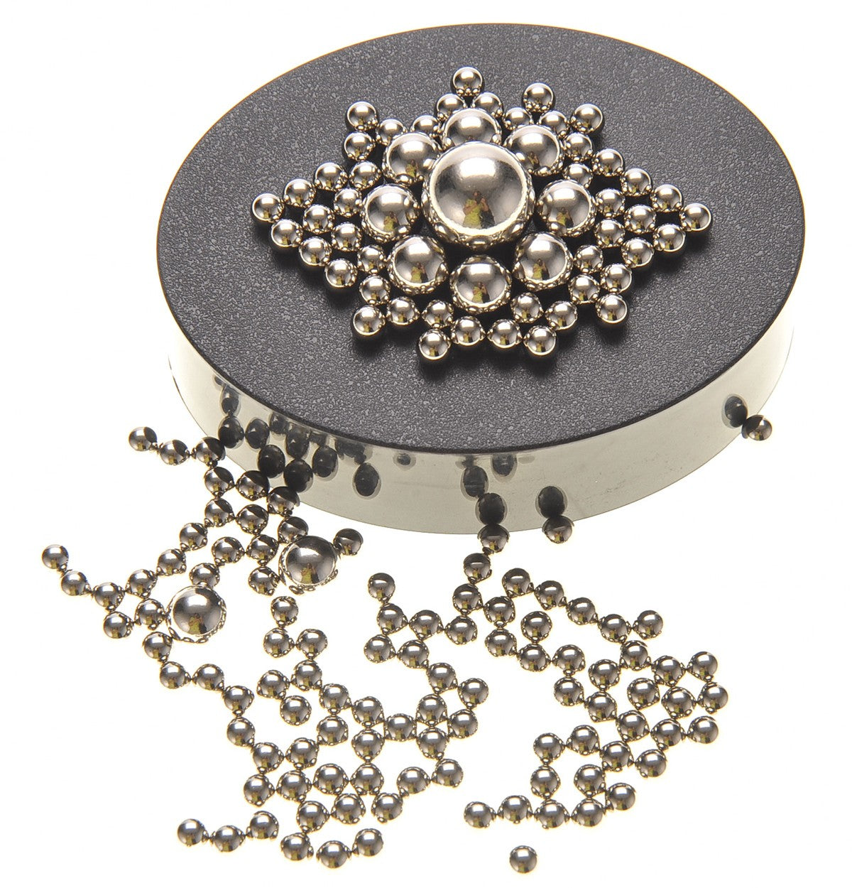 Magnetic Sculpture Desk Toy with 160 Balls & Base