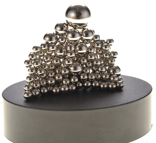 Magnetic Sculpture Desk Toy with 160 Balls & Base