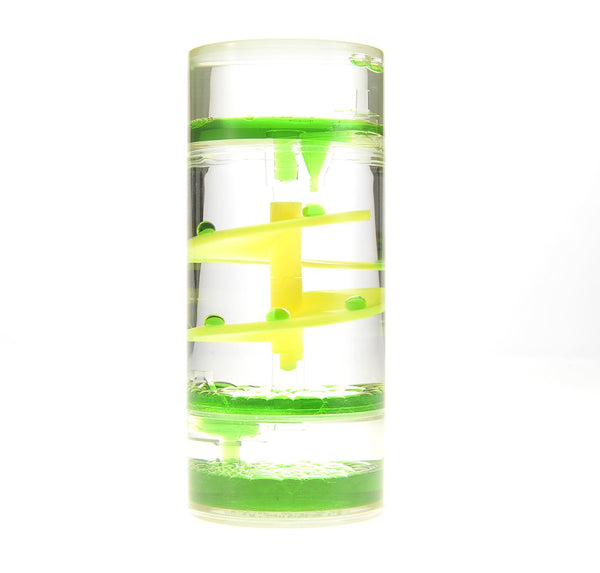 Liquid Motion Bubbler Spiral Cylinder (Green)